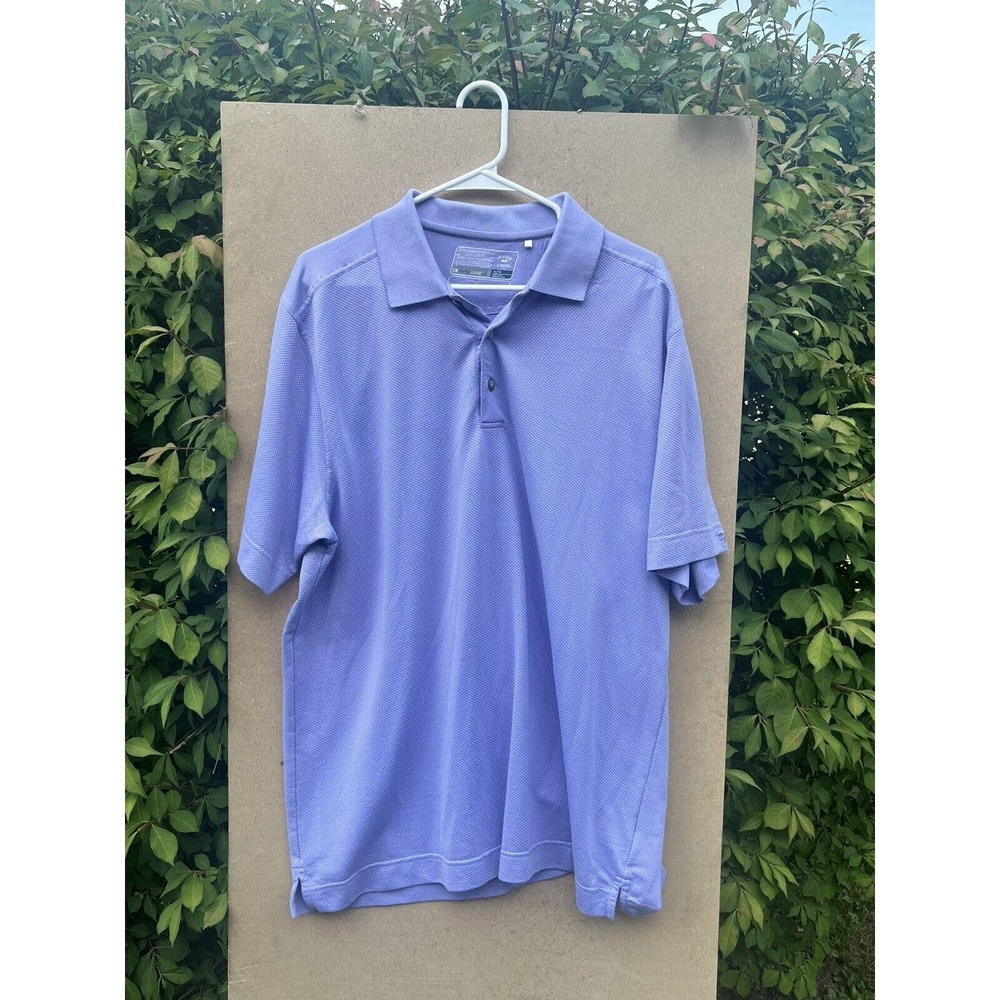 Cutter and Buck Mens Polo Shirt CB Dry Tec Golf XL Cooling Comfort UV prot